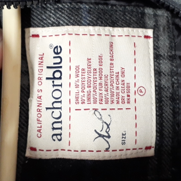 Anchorblue Plaid Polyester Quilted Jacket, Size XL - Picture 5 of 8